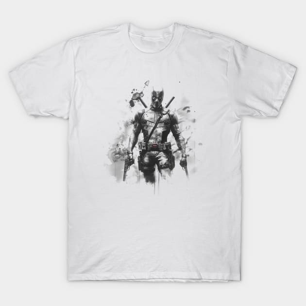 DEADPOOL CHARCOAL T-Shirt by Drank